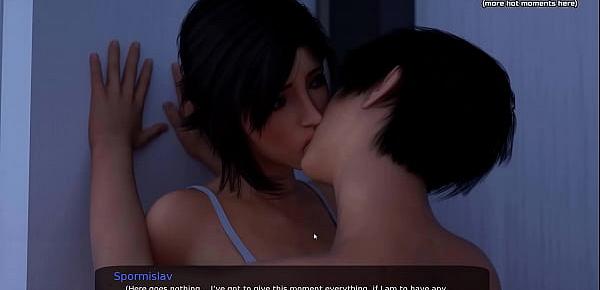  Sexy babe teen stepsister is sucking a big cock and gets some cum in her mouth after a gorgeous deepthroat l My sexiest gameplay moments l Milfy City l Part 37